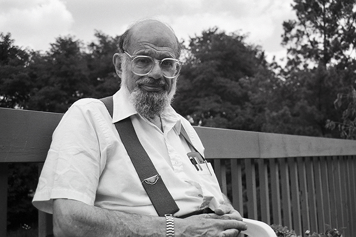 Allen Ginsberg, Ypsilanti, MI, 1996